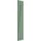 Ekena Millwork True Fit PVC, Two Board Joined Board-n-Batten Shutters w/Z-Bar, Track Green , 10 3/4W x 62H, PR TFP102BBF11X062TG - alternate 6